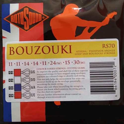 Rotosound athena bouzouki - rotosound,